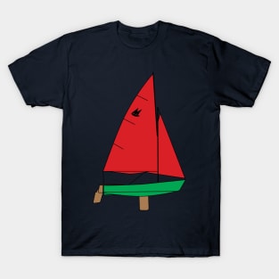 Mirror Dinghy Sailboat T-Shirt